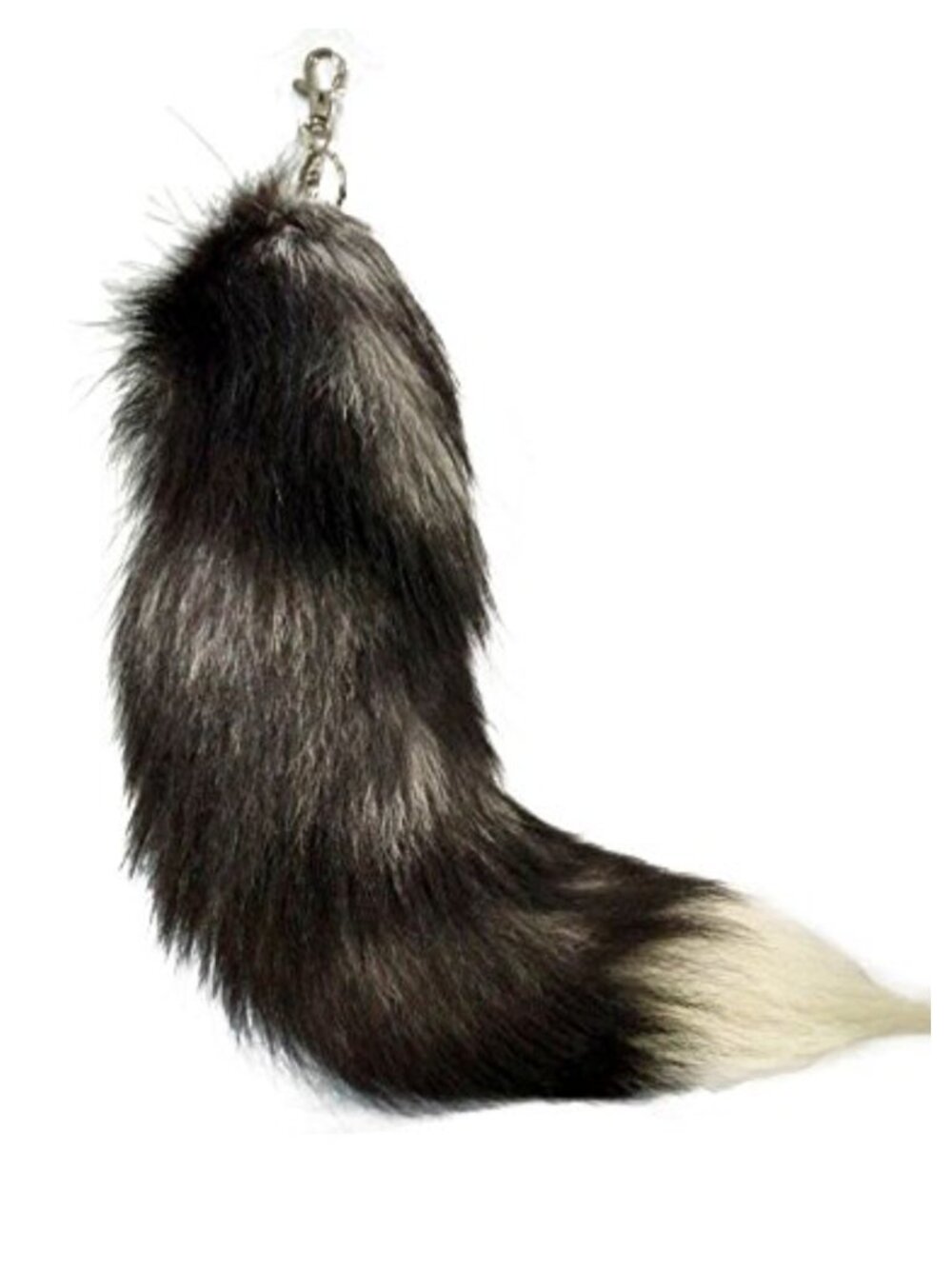 Real Fox Fur Faux Tail Keychain Tassel Cosplay Handbag Accessory Pendant